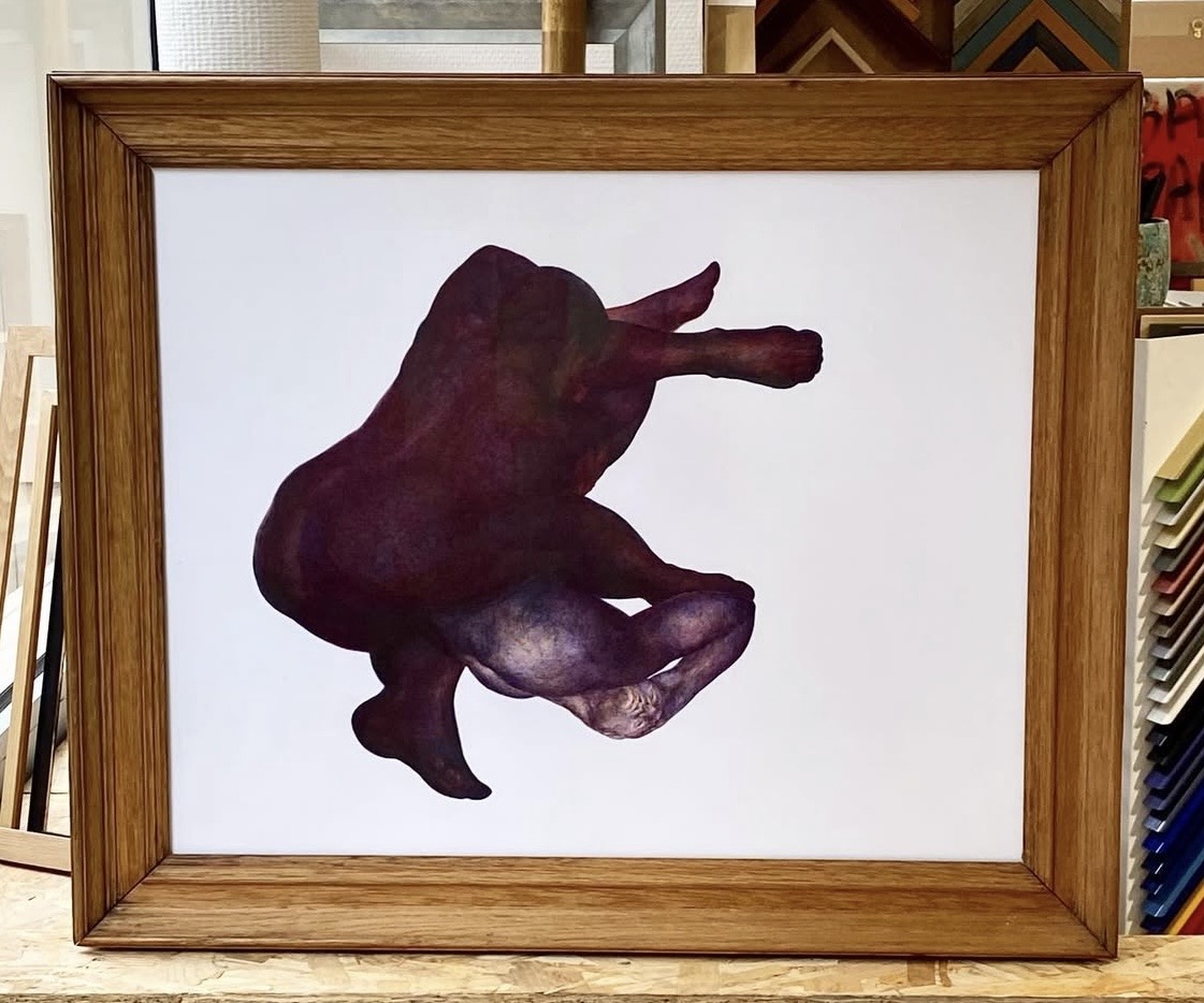 Encadrement photographie artistique cadre chene - Au Passe-Partout rue La Bruyère